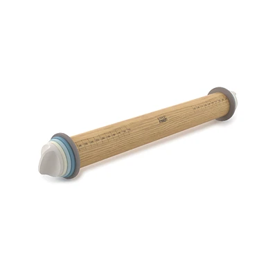 Joseph Joseph Adjustable Rolling Pin - Black - 42x6.5cm