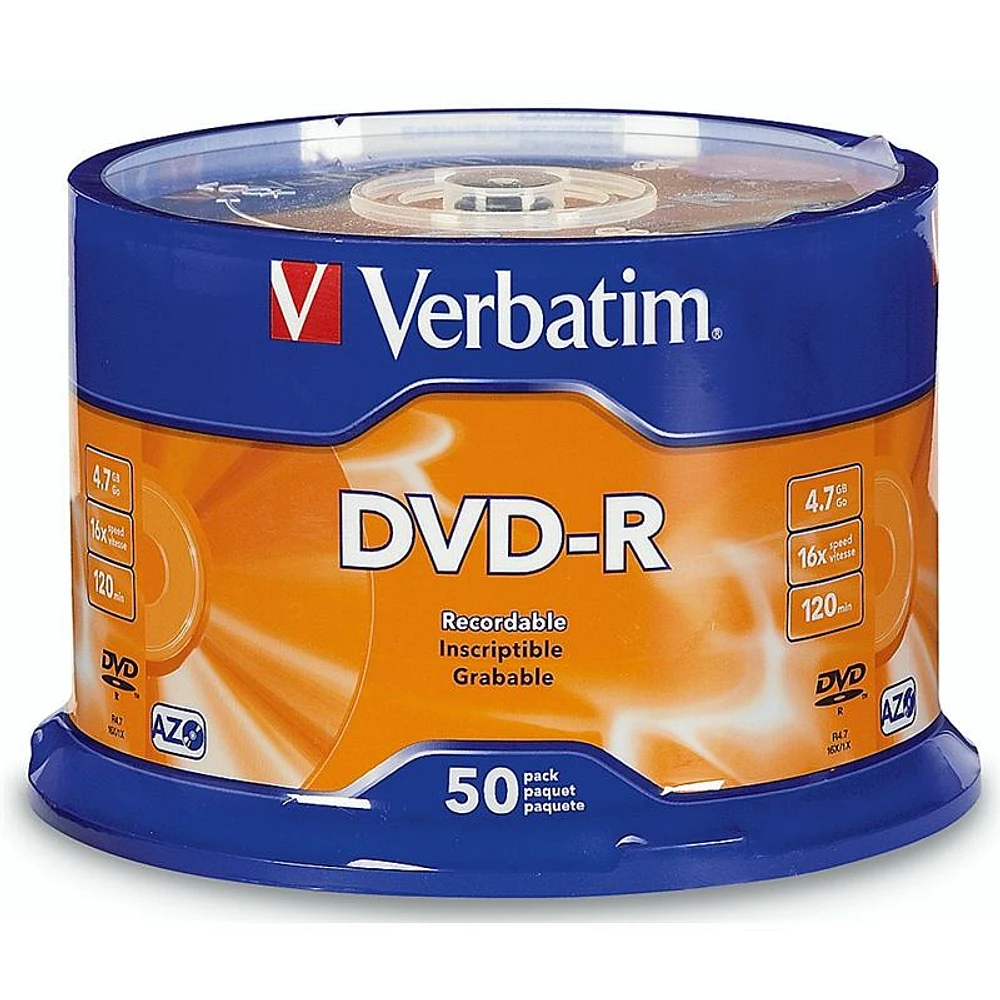 Verbatim DVD-R 4.7GB 16X - 50 pack - 95101