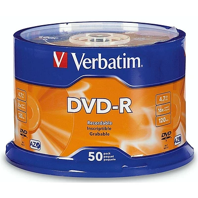 Verbatim DVD-R 4.7GB 16X - 50 pack - 95101