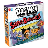 University Games Dog Man Lenticular Puzzle - Supa Buddies - 100pce