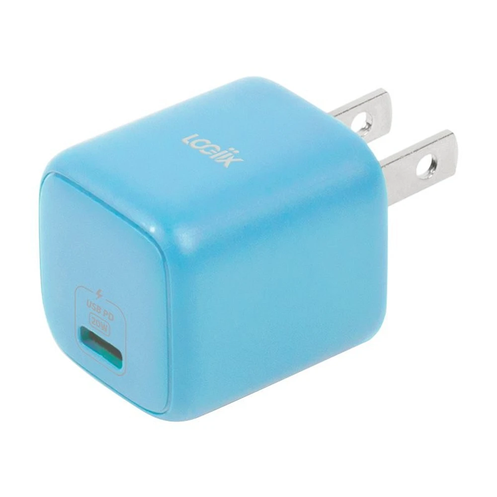 LOGiiX Power Cube Mini PD Power Adapter - Turquoise