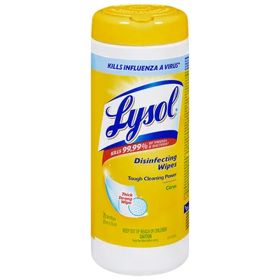 Lysol Disinfecting Wipes - Citrus - 35's