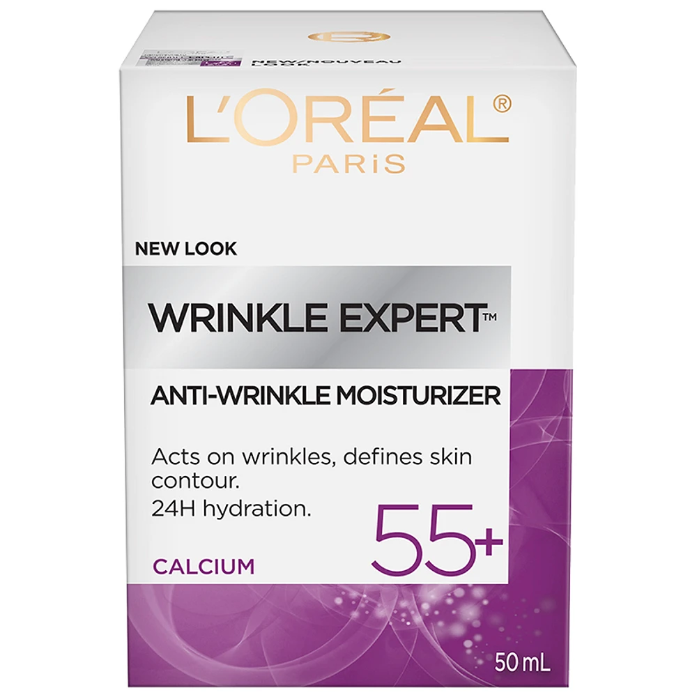 L'Oreal Wrinkle Expert Anti-Wrinkle Moisturizer - 55+ Calcium - 50ml