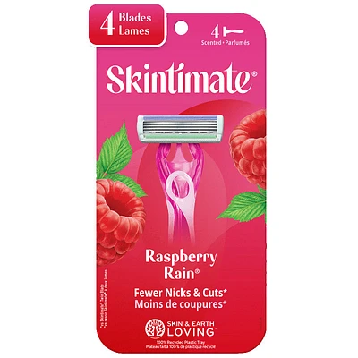 Skintimate Disposable Razors - Raspberry Rain - 4's