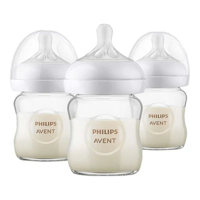 Philips Avent Natural Response Baby Bottle - 120ml - 3 pack