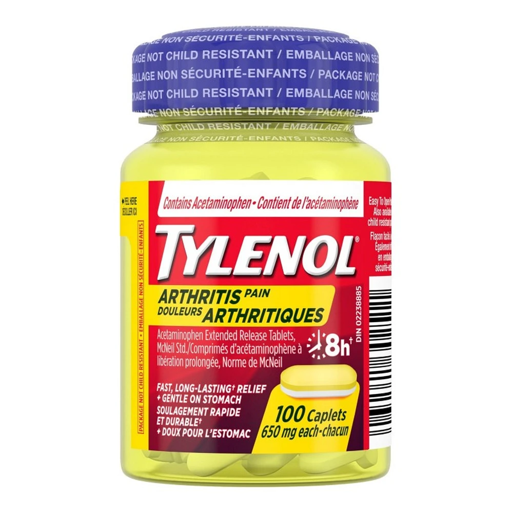 Tylenol* Arthritis Pain Acetaminophen Caplets - 100's