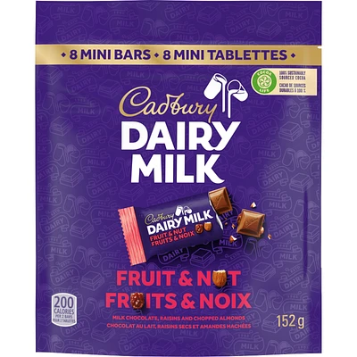 Cadbury Dairy Milk Fruit and Nut Minis Chocolate - 152g