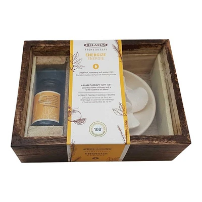 Relaxus Aromatherapy Energize Gift Set