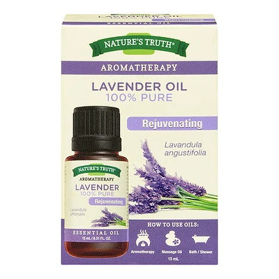 Nature's Truth Aromatherapy 100% Pure Essential Oil - Lavender - 15ml