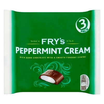 Fry's Peppermint Cream Bars - 3 x 49g