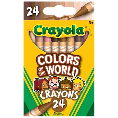 Crayola Colors of the World Crayons - 24 pack