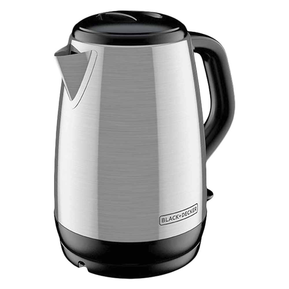 BLACK+DECKER Cordless Kettle - 1.7L - Stainless Steel/Black - KE1700SD-2