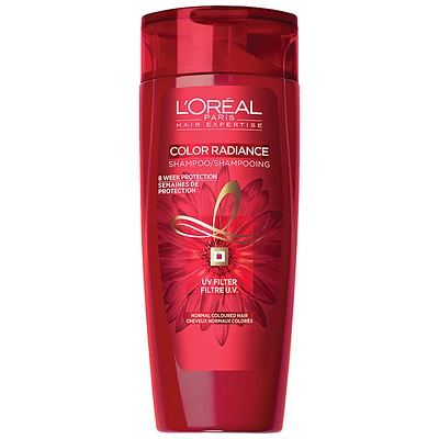 L'Oreal Color Radiance Shampoo for Regular Coloured Hair - 385ml