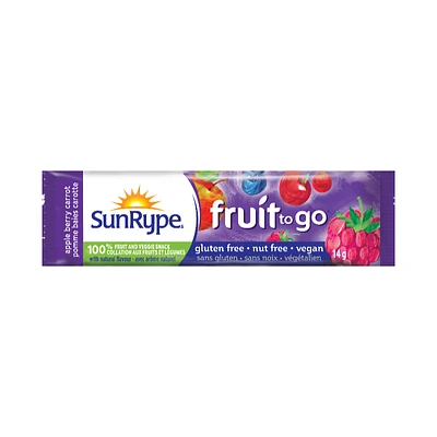 SunRype Fruit to Go Veggie - Apple Berry Carrot - 14g