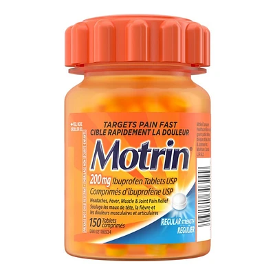 Motrin Regular Strength Tablets - 150's