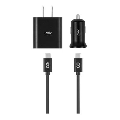Logiix Essential Charging Kit - Black - LGX-13245
