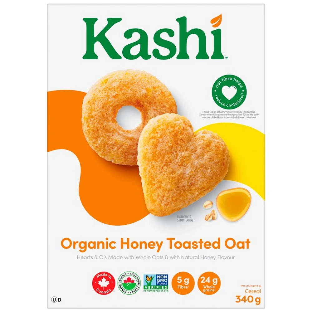 Kashi Organic Honey Toasted Oat - 340g