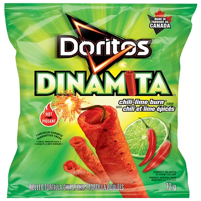 Doritos Dinamita Rolled Tortilla Chips - Chili-Lime Burn - 72g