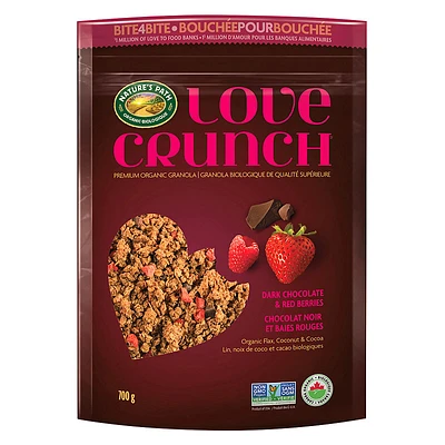 Nature's Path Love Crunch Organic Granola - Dark Chocolate & Red Berries - 700g