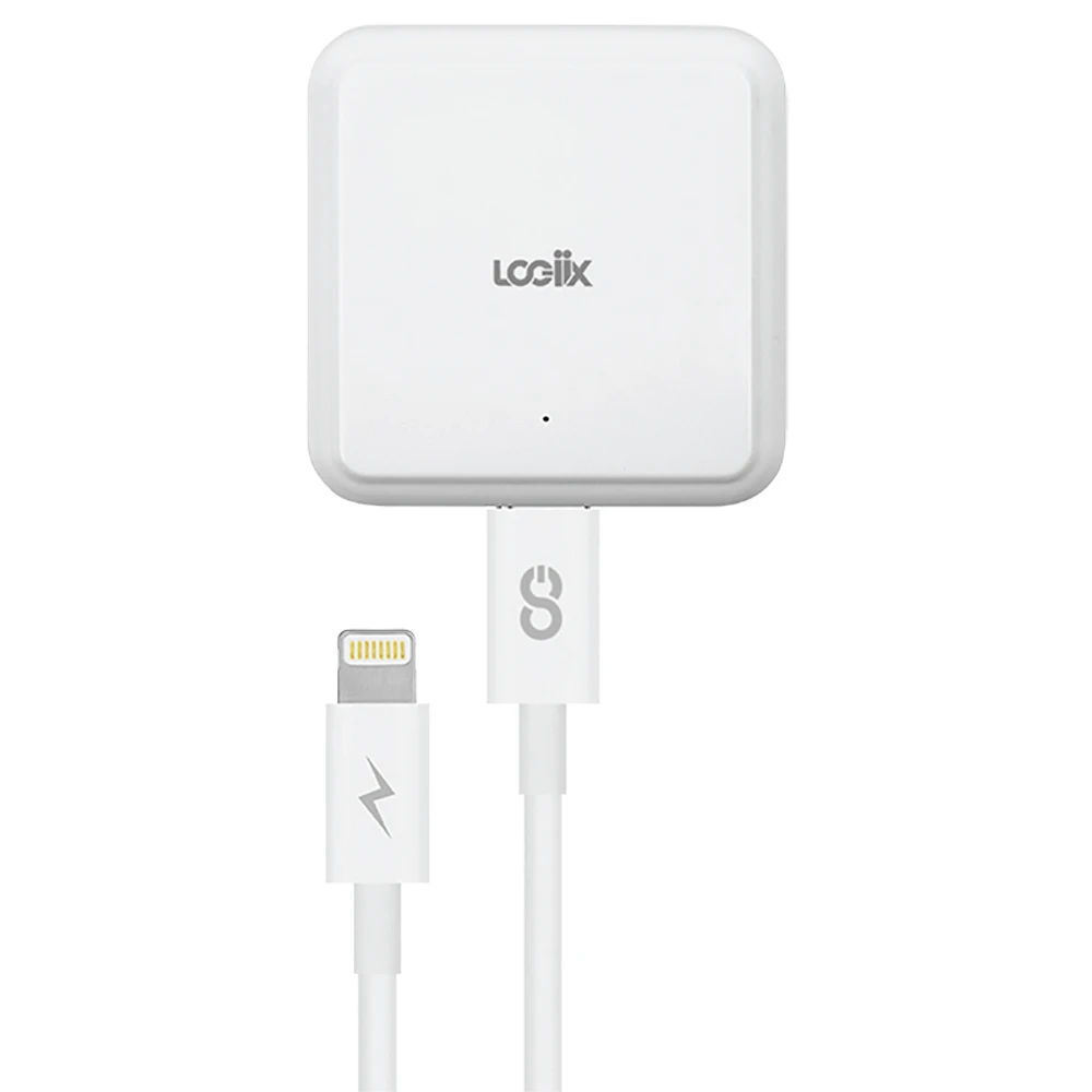 Logiix Sync and Charge Jolt 1.5M Lightning Cable - White - LGX-12863