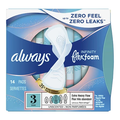 Always Infinity Sanitary Pads - Extra Heavy - Size 3