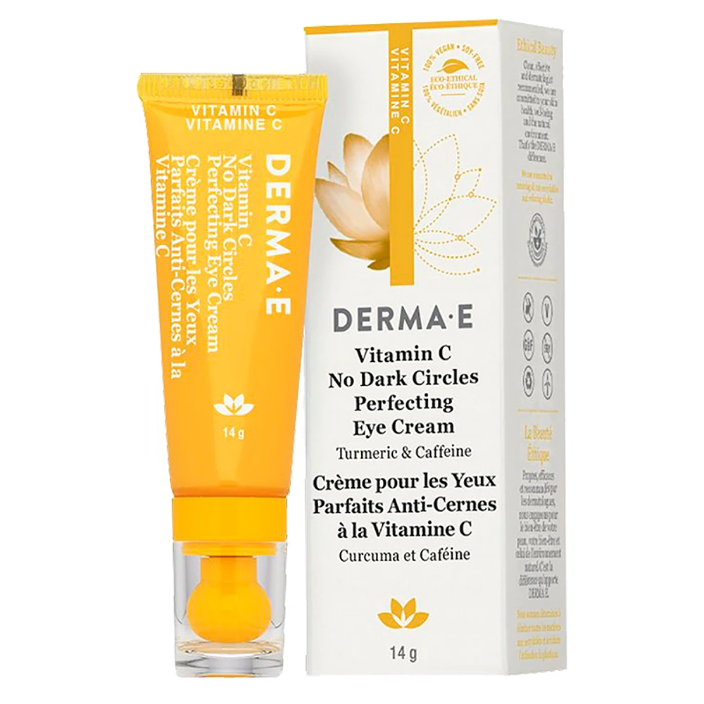 Derma E Vitamin C No Dark Circles Perfecting Eye Cream - 14g