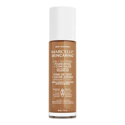 Marcelle Skincaring 2-in-1 Soothing Foundation + Concealer - Sun Tan