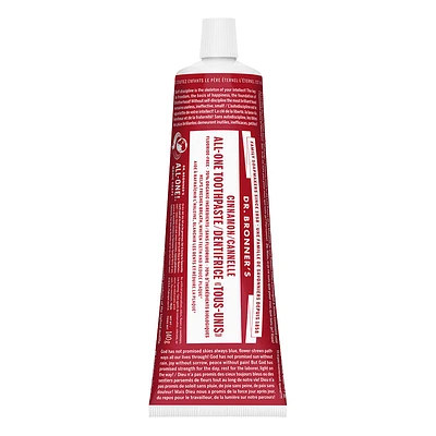 Dr. Bronner's All-One Toothpaste - Cinnamon - 140g