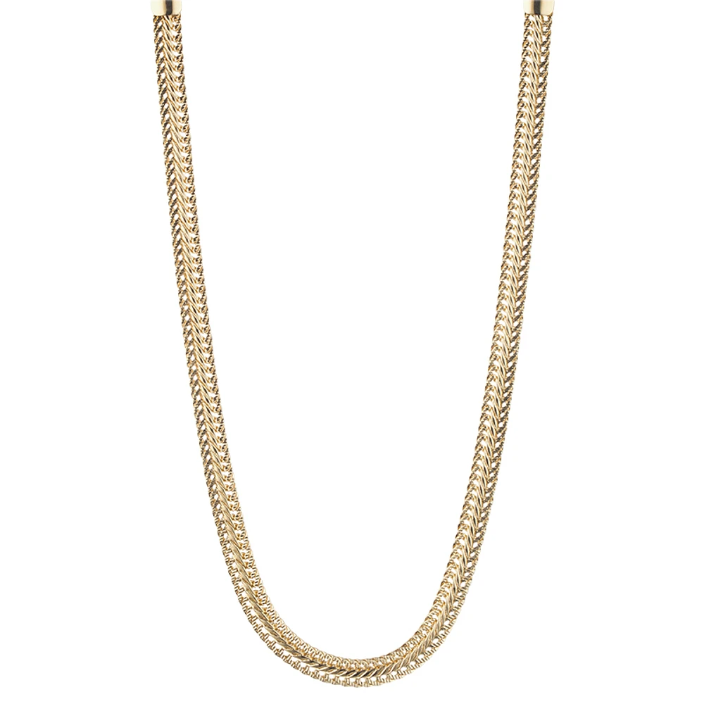 Anne Klein Chain Collar Necklace - Gold Tone