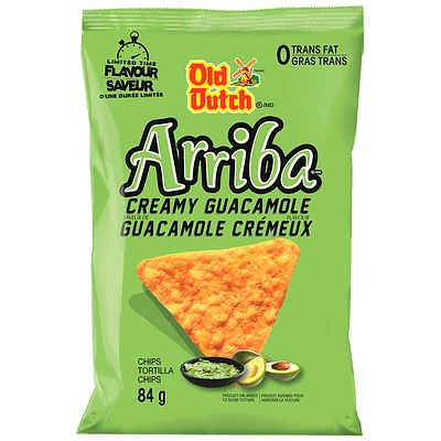 Old Dutch Arriba Tortilla Chips - Creamy Guacamole - 84g