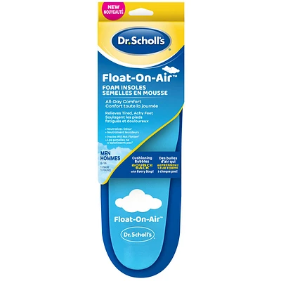 Dr. Scholl's Float-On-Air Foam Insoles - Mens 8-14s