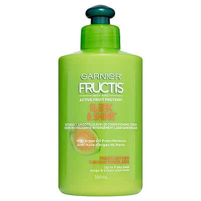 Garnier Fructis Sleek & Shine Leave-in Conditioning Cream - 300ml