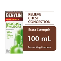 Benylin Extra Strength Mucus & Phlegm Syrup - 100ml