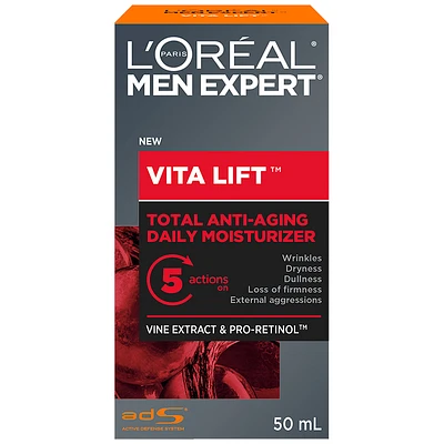 L'Oreal Men Expert Vita-Lift Total 5 Anti-Aging Daily Moisturizer - 50ml