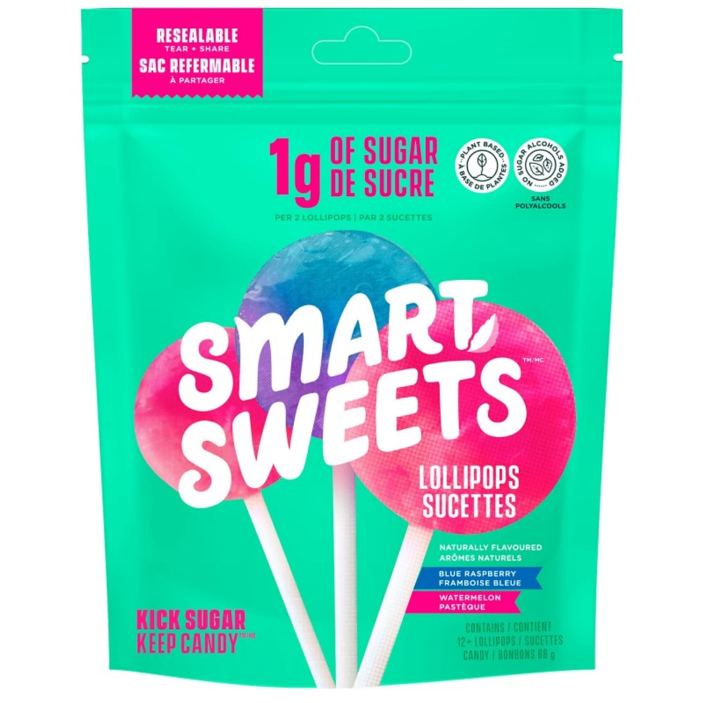 Smart Sweets Lollipops - 86g