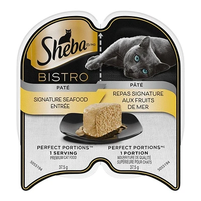 SHEBA BISTRO PERFECT PORTIONS Pate Signature Seafood Entree - 75g