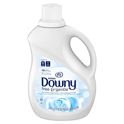 Downy Ultra Liquid Fabric Conditioner - Free and Gentle - 2.63L/120 Uses