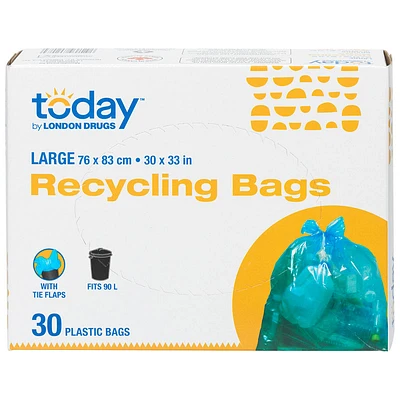 Today by London Drugs Recycling Bags - Blue - 30s