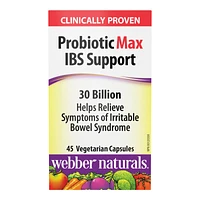 Webber Naturals Probiotic Max IBS Support 30 Billion Vegetarian Capsules - 45's