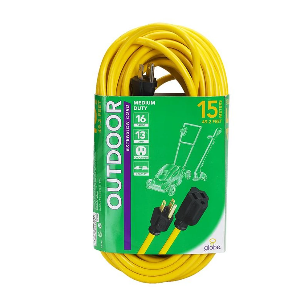 Globe 1 Outlet Garden Cord