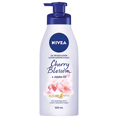 Nivea Oil Infused Lotion - Cherry Blossom & Jojoba Oil - 500ml