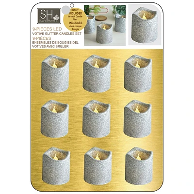 Suzy's Home Votive Candles - Silver - 9pk