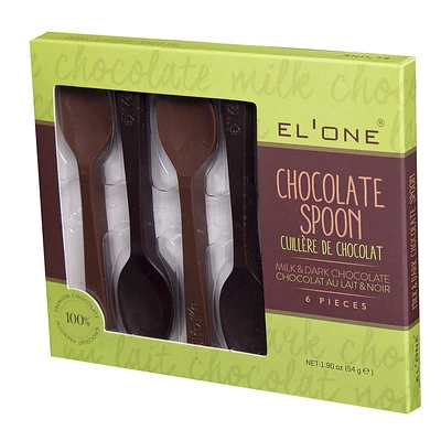 El-One Milk and Dark Chocolate Spoons - 75g