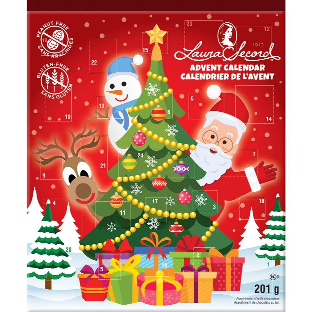 Laura Secord Peanut Free Advent Calendar - 201g