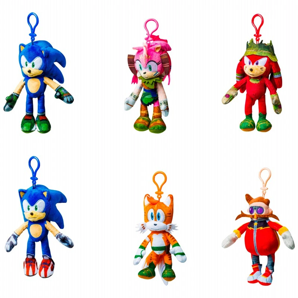 Sonic Clip On Plush - Assorted