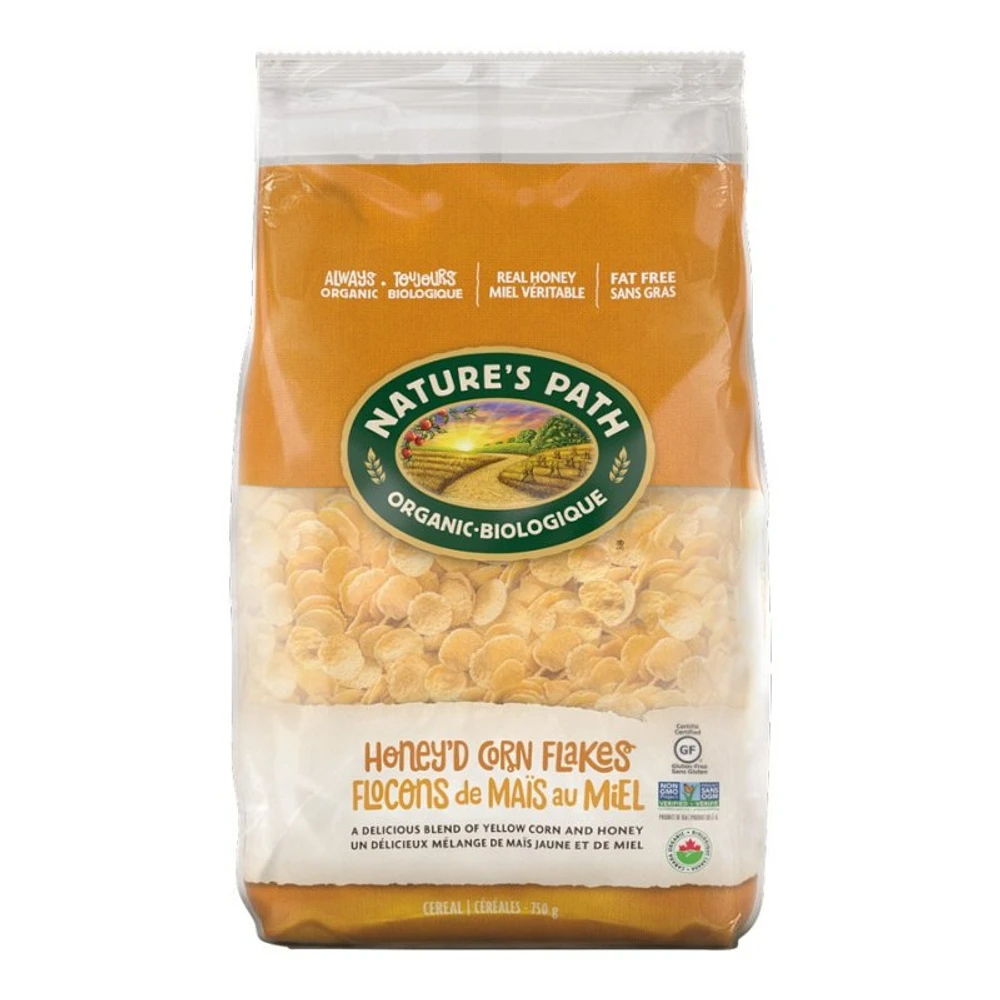 Nature's Path Cereal - Honey'd Corn Flakes - 750g