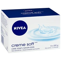 Nivea Creme Soft Care Soap - 4 x 100g