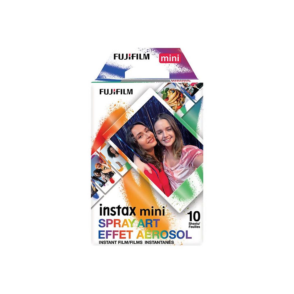 Fujifilm Instax Mini Spray Art Color Instant Film - 10 exposures