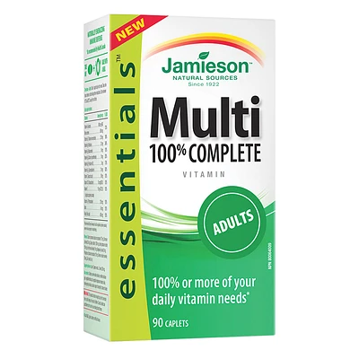 Jamieson Multi 100% Complete Vitamin - Adults - 90s