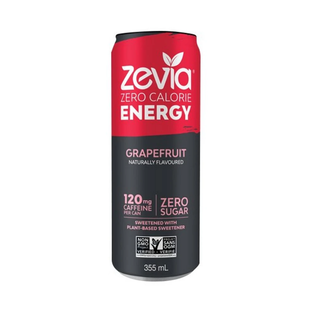 Zevia Zero Calorie Energy Drink - Grapefruit - 355ml